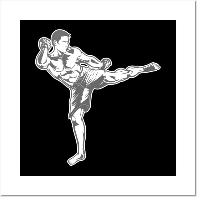 MMA Fighter Wall Art by TambuStore